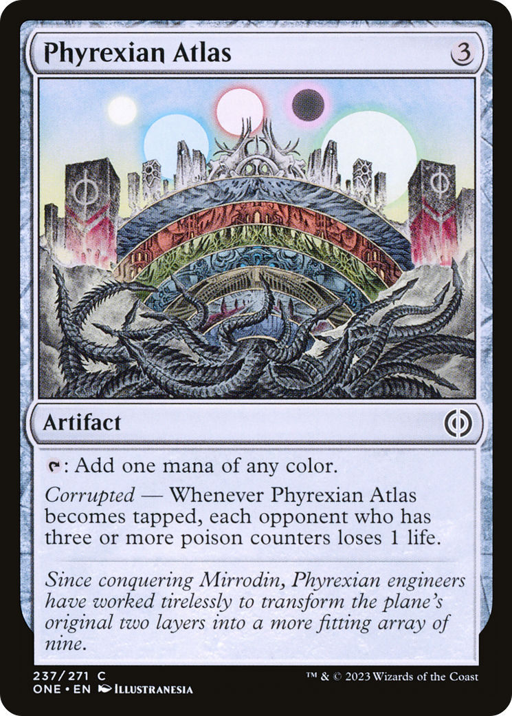 Phyrexian Atlas [Phyrexia: All Will Be One] | Exor Games Dartmouth