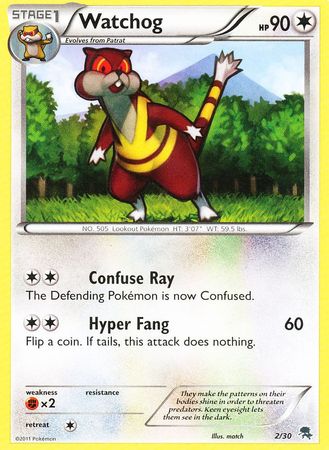 Watchog (2/30) [Black & White: Trainer Kit - Zoroark] | Exor Games Dartmouth