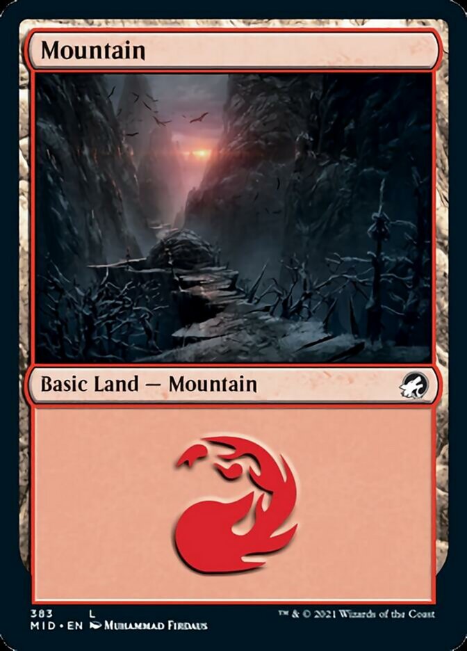 Mountain (383) [Innistrad: Midnight Hunt] | Exor Games Dartmouth