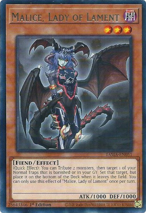 Malice, Lady of Lament [TAMA-EN051] Rare | Exor Games Dartmouth