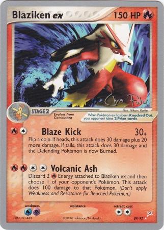 Blaziken ex (89/95) (Blaziken Tech - Chris Fulop) [World Championships 2004] | Exor Games Dartmouth