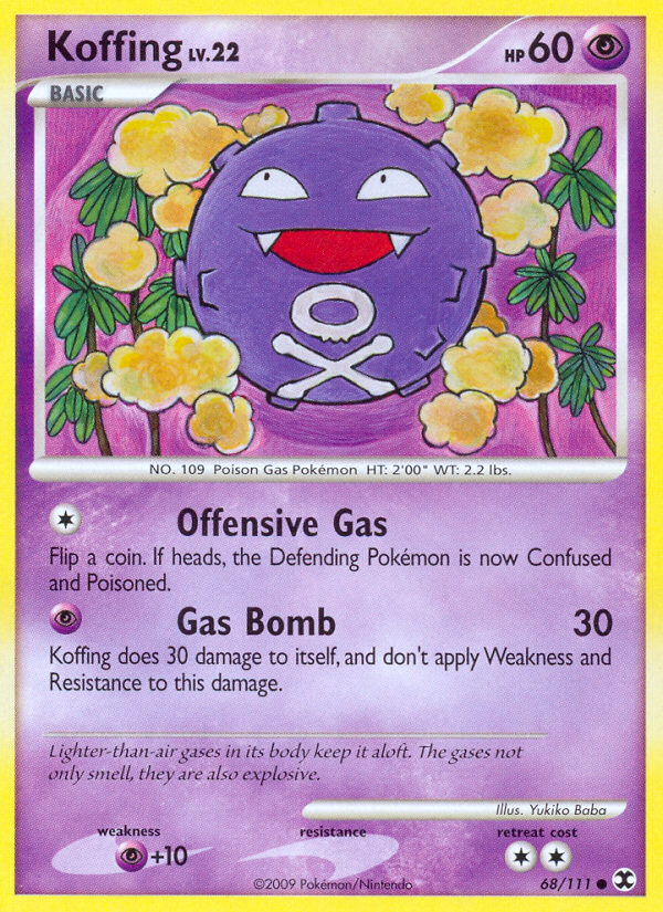 Koffing (68/111) [Platinum: Rising Rivals] | Exor Games Dartmouth