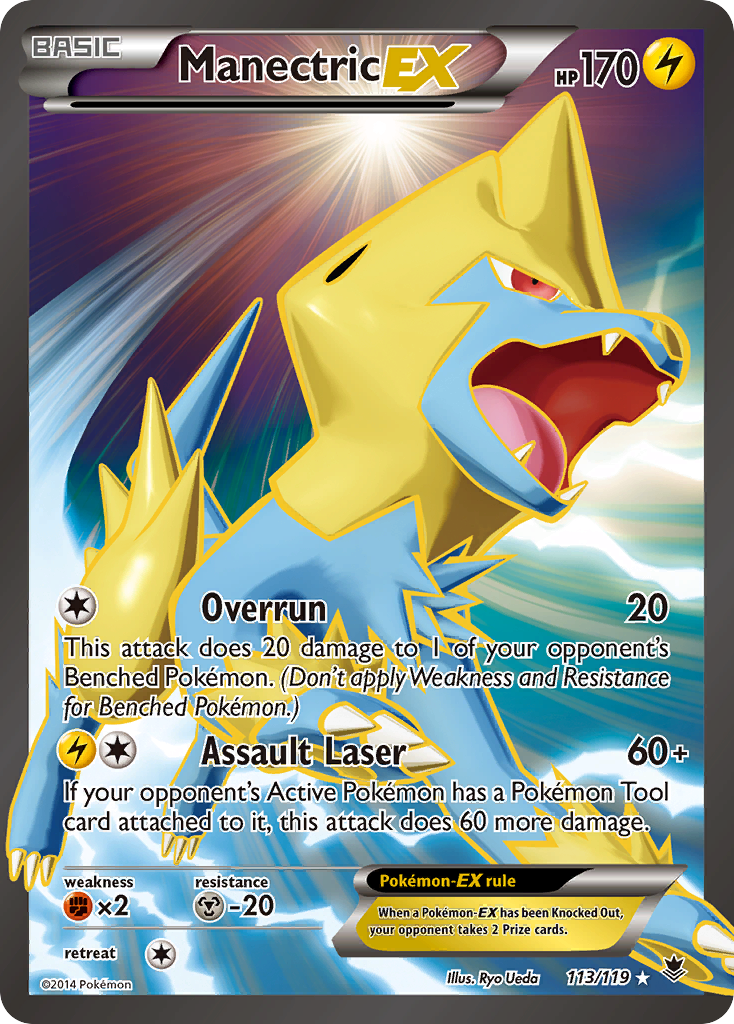 Manectric EX (113/119) [XY: Phantom Forces] | Exor Games Dartmouth