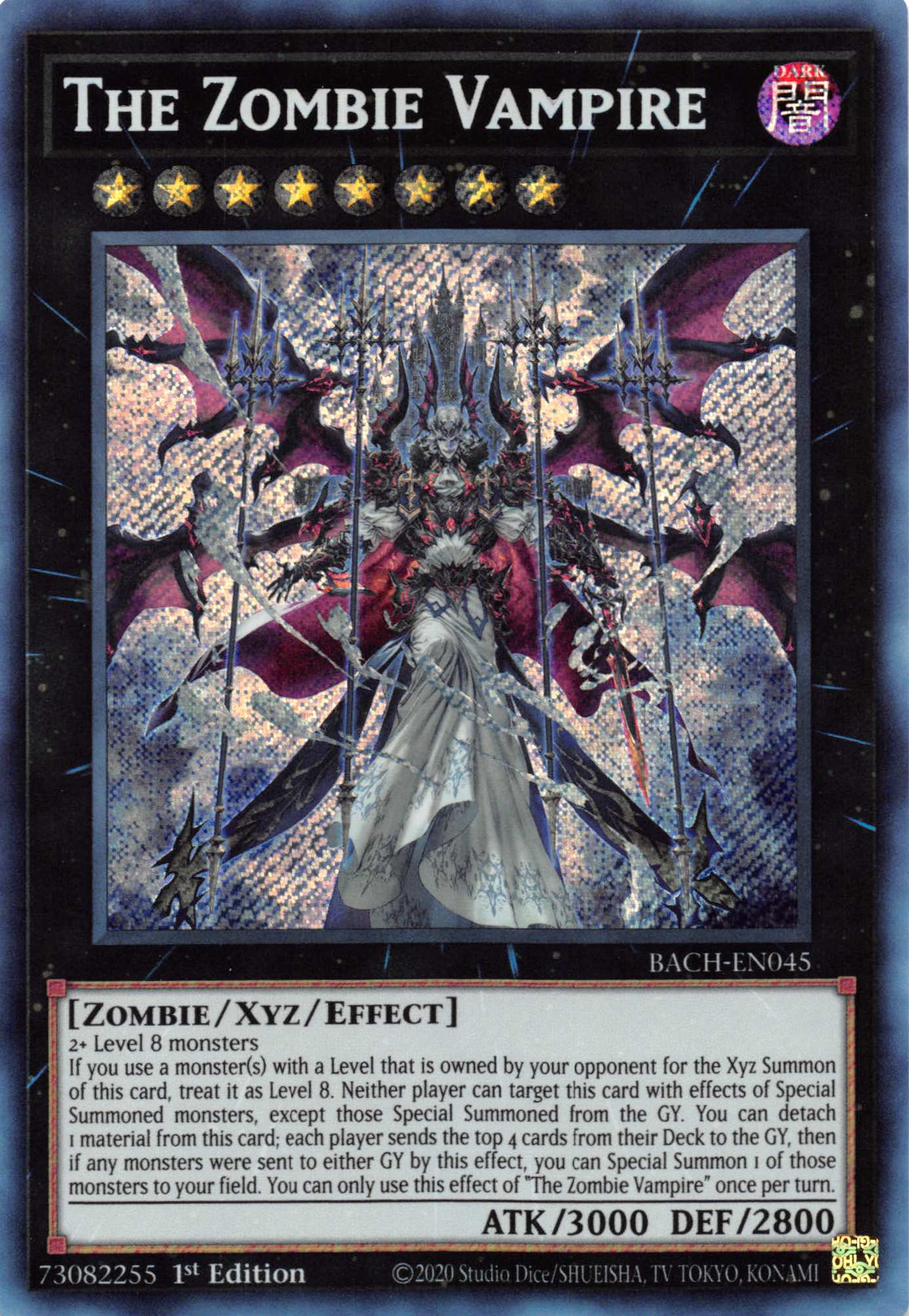 The Zombie Vampire [BACH-EN045] Secret Rare | Exor Games Dartmouth