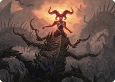 Sheoldred, the Apocalypse Art Card [Dominaria United Art Series] | Exor Games Dartmouth