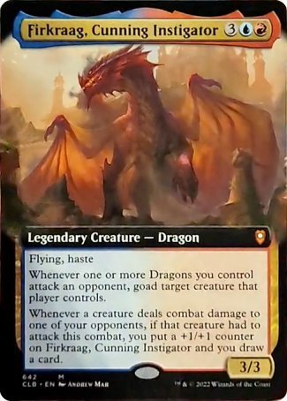 Firkraag, Cunning Instigator (Extended Art) [Commander Legends: Battle for Baldur's Gate] | Exor Games Dartmouth