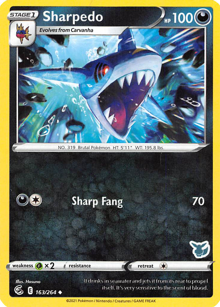 Sharpedo (163/264) (Eevee Deck) [Battle Academy 2022] | Exor Games Dartmouth