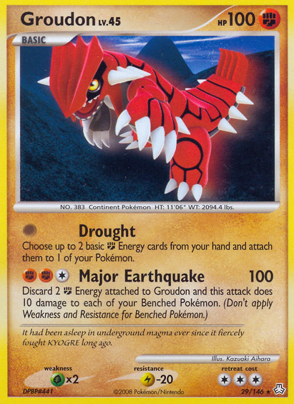 Groudon (29/146) [Diamond & Pearl: Legends Awakened] | Exor Games Dartmouth