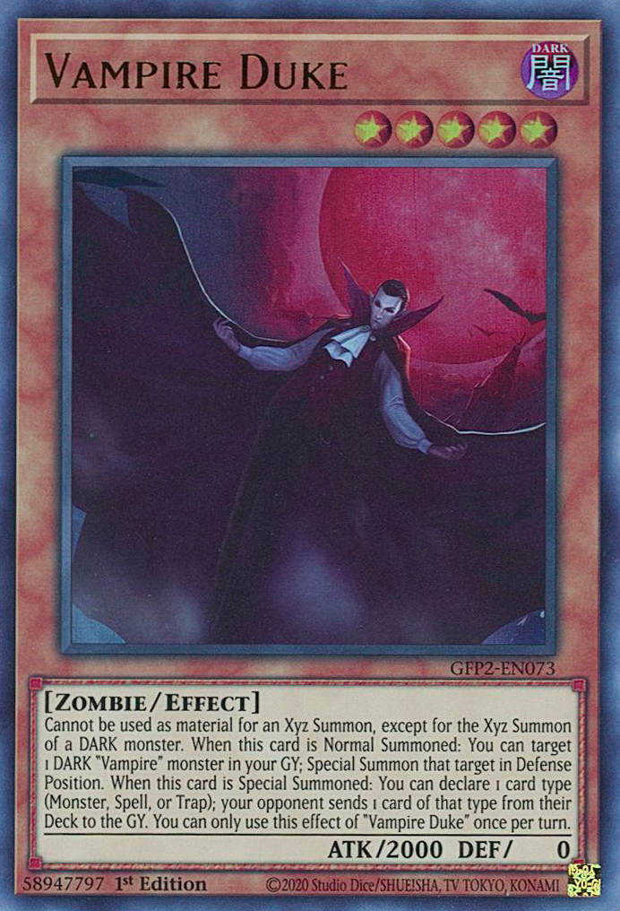 Vampire Duke [GFP2-EN073] Ultra Rare | Exor Games Dartmouth