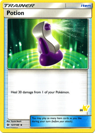 Potion (127/149) (Pikachu Stamp #20) [Battle Academy 2020] | Exor Games Dartmouth