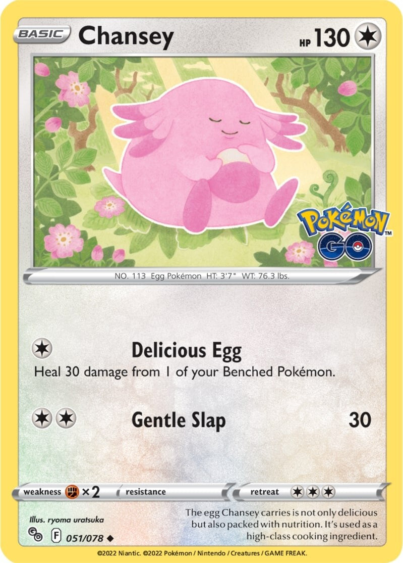 Chansey (051/078) [Pokémon GO] | Exor Games Dartmouth