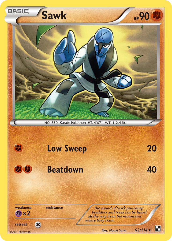 Sawk (62/114) [Black & White: Base Set] | Exor Games Dartmouth