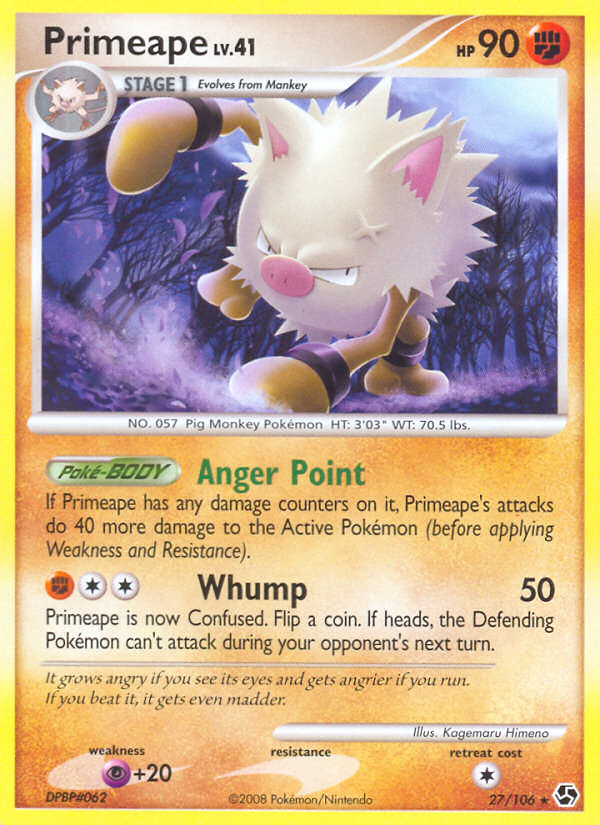 Primeape (27/106) [Diamond & Pearl: Great Encounters] | Exor Games Dartmouth