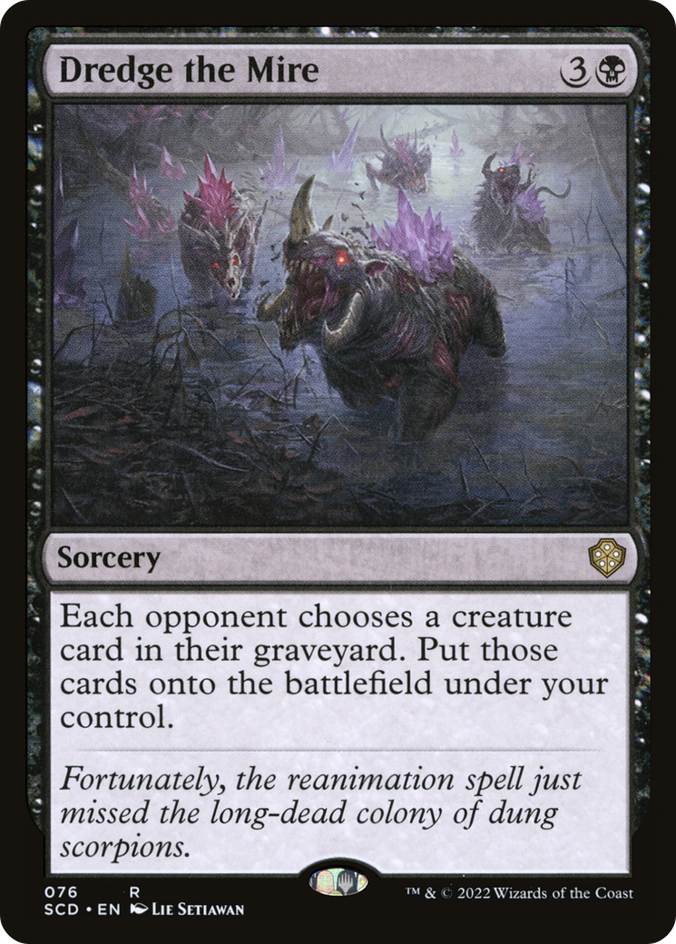 Dredge the Mire [Starter Commander Decks] | Exor Games Dartmouth