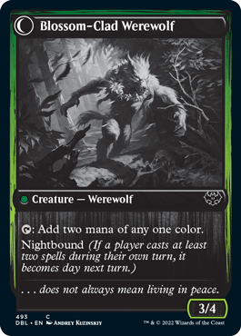 Weaver of Blossoms // Blossom-Clad Werewolf [Innistrad: Double Feature] | Exor Games Dartmouth