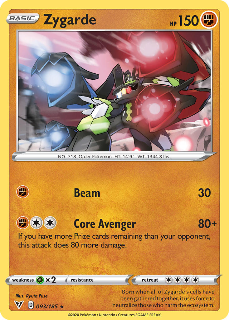 Zygarde (093/185) [Sword & Shield: Vivid Voltage] | Exor Games Dartmouth