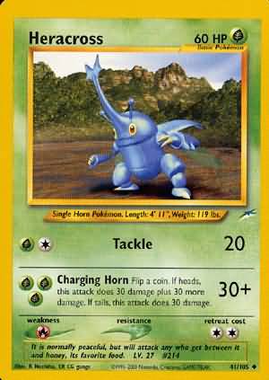 Heracross (41/105) [Neo Destiny Unlimited] | Exor Games Dartmouth