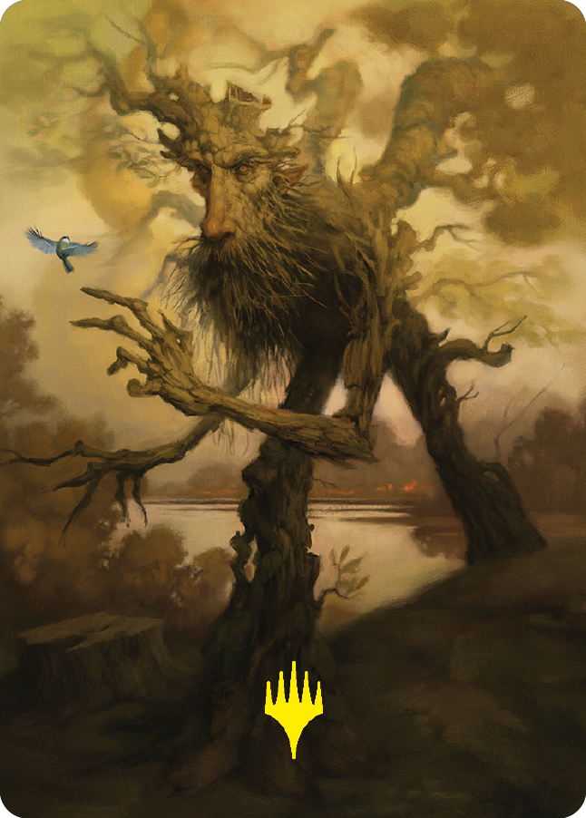 Treefolk Token Art Card (Gold-Stamped Signature) [The Lord of the Rings: Tales of Middle-earth Art Series] | Exor Games Dartmouth