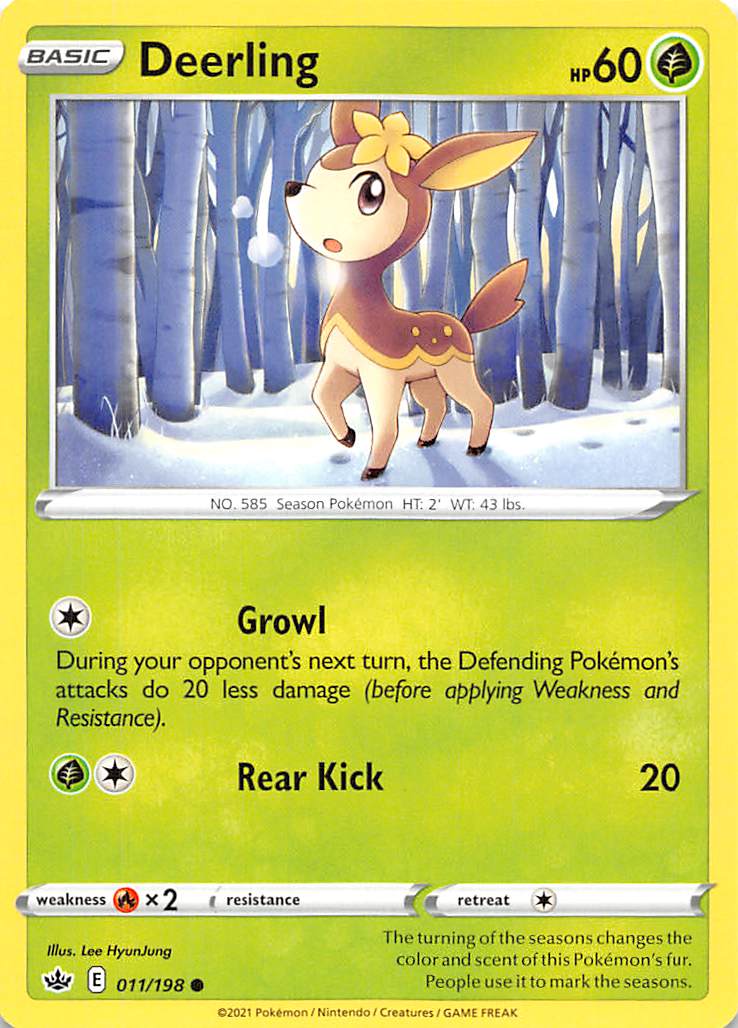 Deerling (011/198) [Sword & Shield: Chilling Reign] | Exor Games Dartmouth