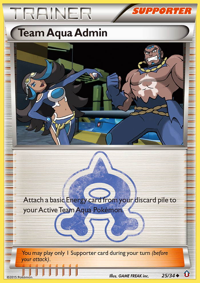 Team Aqua Admin (25/34) [XY: Double Crisis] | Exor Games Dartmouth