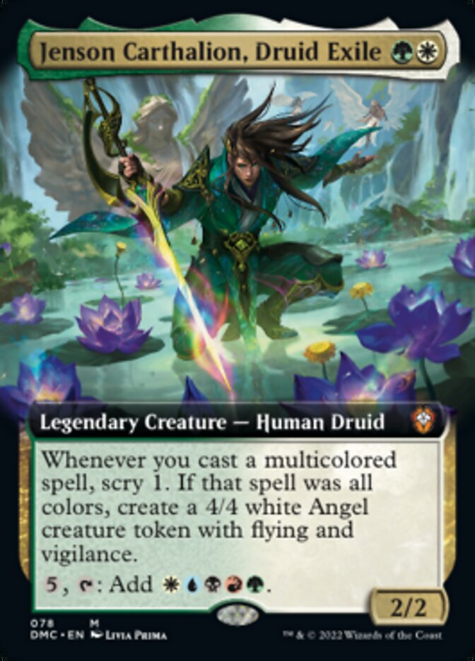 Jenson Carthalion, Druid Exile (Extended) [Dominaria United Commander] | Exor Games Dartmouth