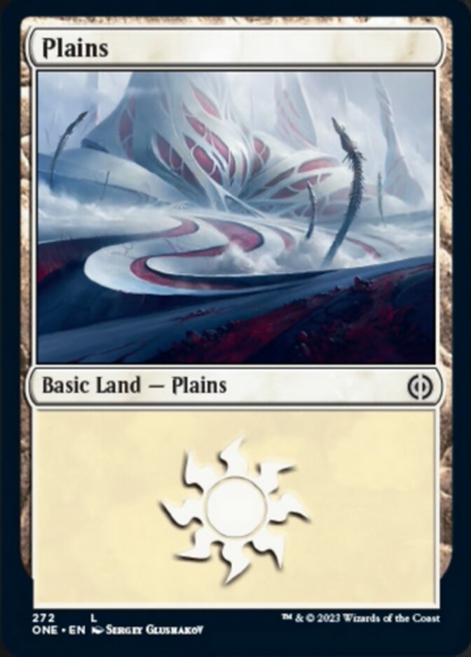 Plains (272) [Phyrexia: All Will Be One] | Exor Games Dartmouth