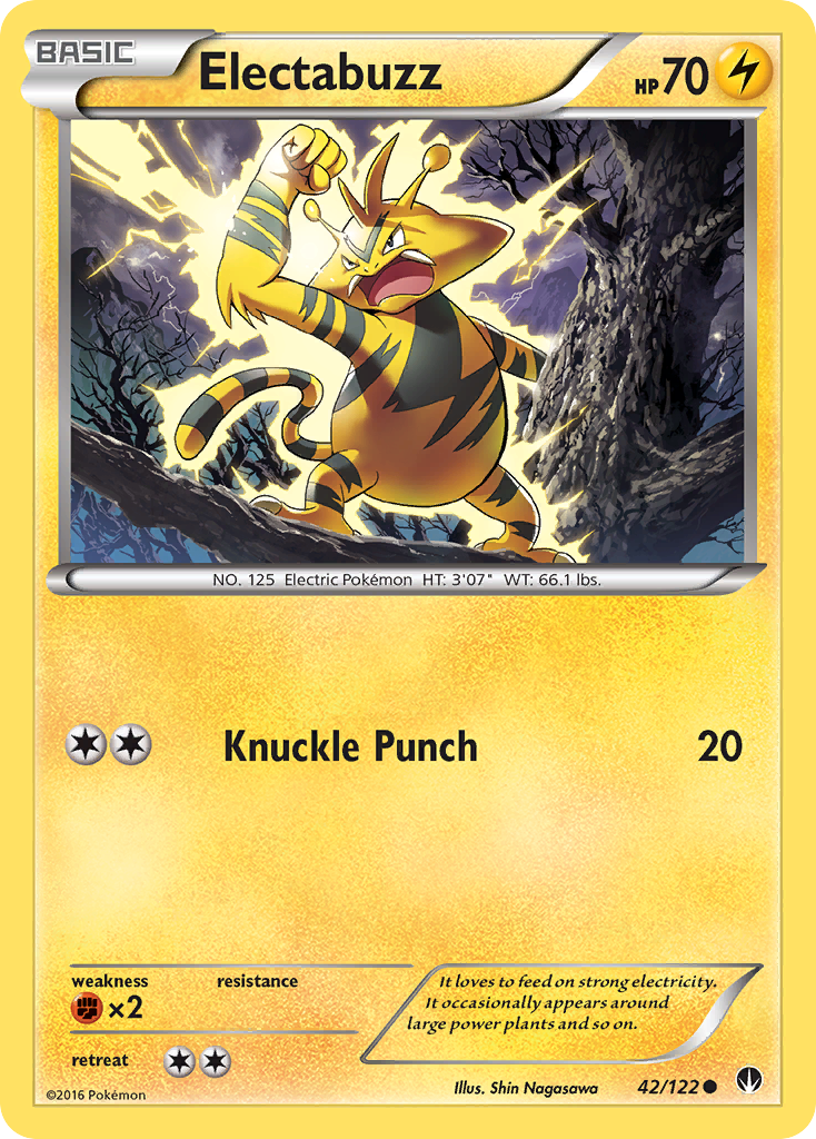 Electabuzz (42/122) [XY: BREAKpoint] | Exor Games Dartmouth