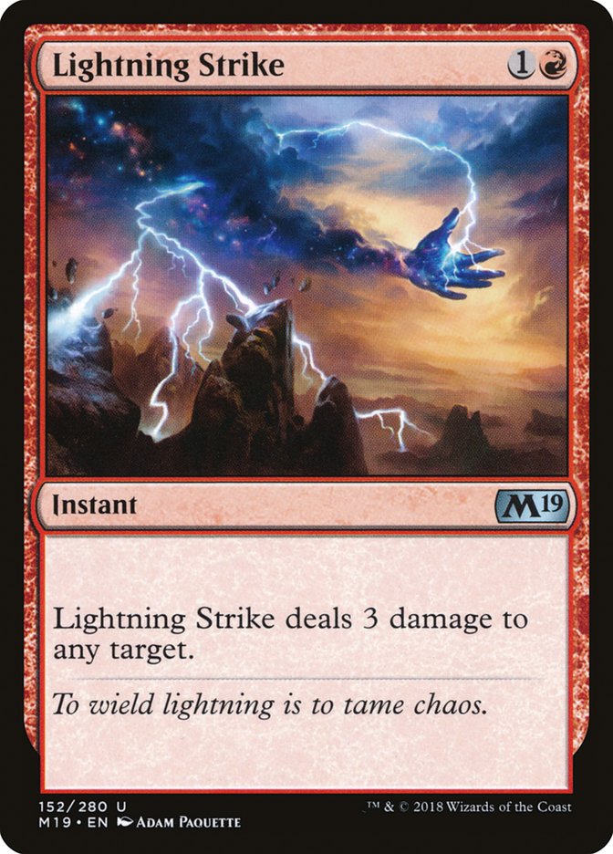 Lightning Strike [Core Set 2019] | Exor Games Dartmouth