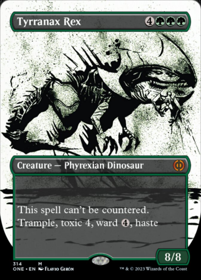 Tyrranax Rex (Borderless Ichor) [Phyrexia: All Will Be One] | Exor Games Dartmouth