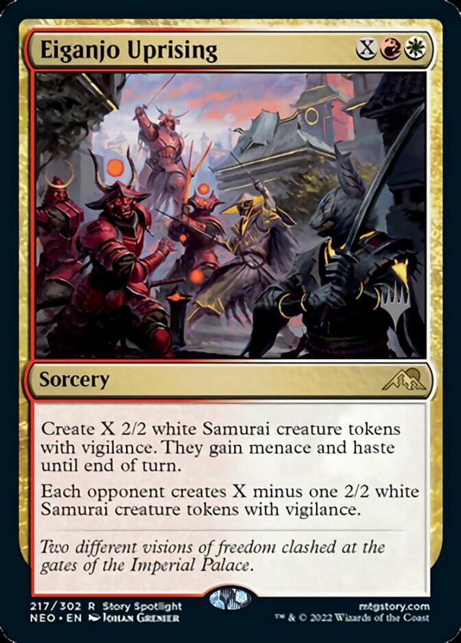 Eiganjo Uprising (Promo Pack) [Kamigawa: Neon Dynasty Promos] | Exor Games Dartmouth