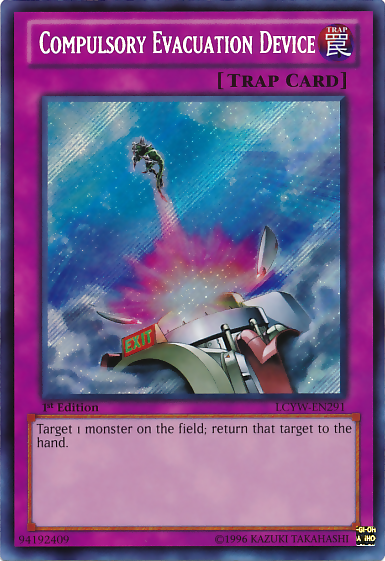 Compulsory Evacuation Device [LCYW-EN291] Secret Rare | Exor Games Dartmouth