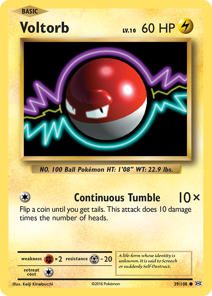 Voltorb (39/108) [XY: Evolutions] | Exor Games Dartmouth