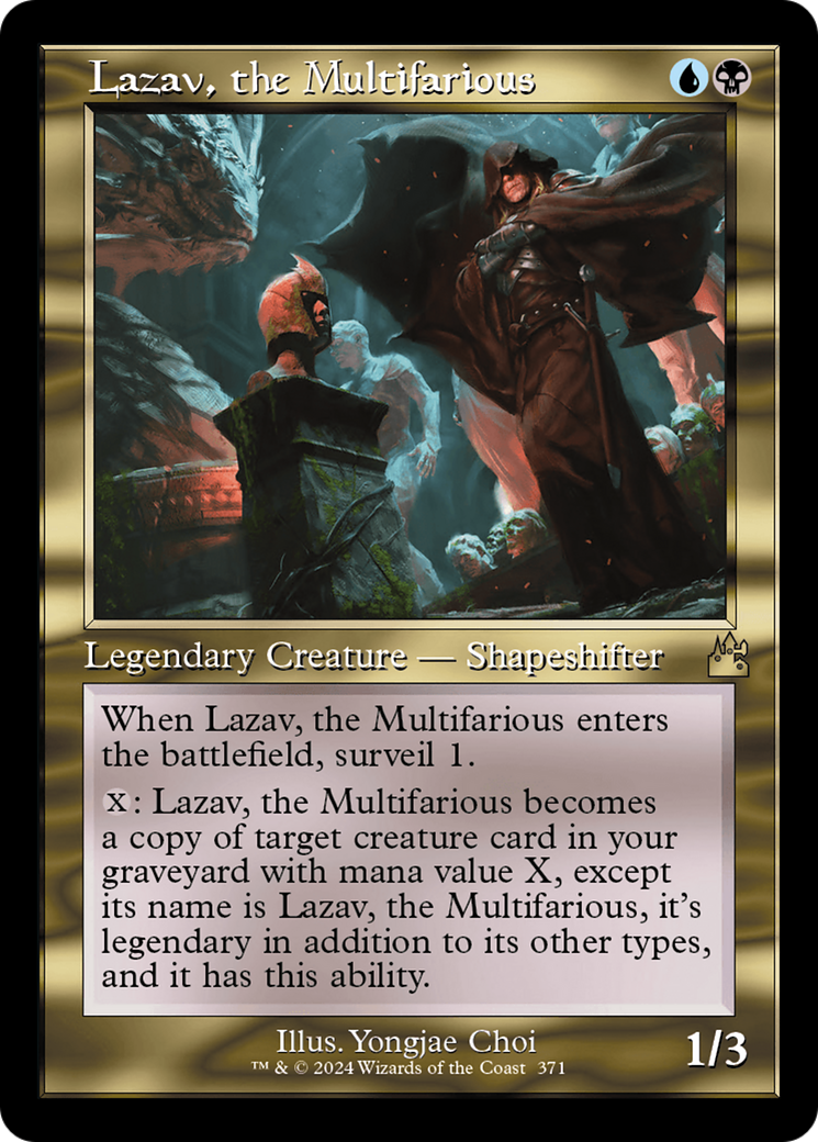 Lazav, the Multifarious (Retro Frame) [Ravnica Remastered] | Exor Games Dartmouth