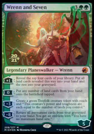 Wrenn and Seven [Innistrad: Midnight Hunt Prerelease Promos] | Exor Games Dartmouth