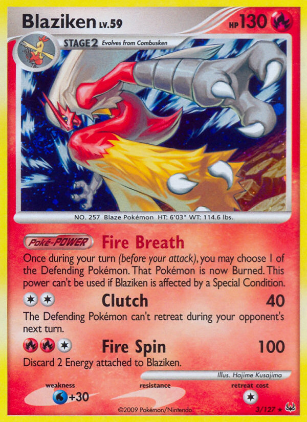 Blaziken (3/127) [Platinum: Base Set] | Exor Games Dartmouth