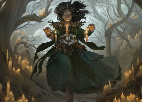 Candlegrove Witch 1 Art Card [Innistrad: Midnight Hunt Art Series] | Exor Games Dartmouth