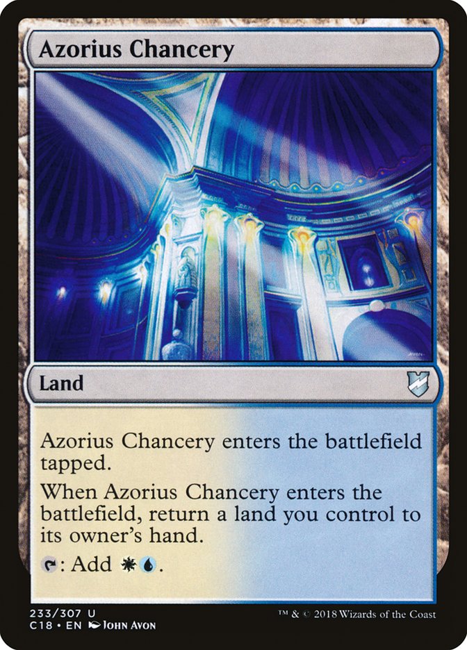 Azorius Chancery [Commander 2018] | Exor Games Dartmouth