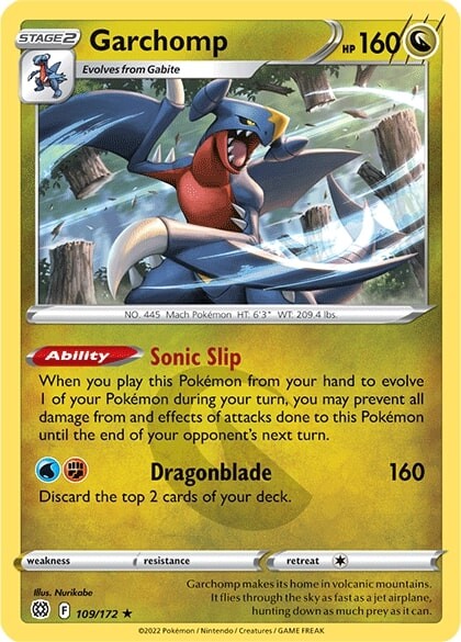 Garchomp (109/172) [Sword & Shield: Brilliant Stars] | Exor Games Dartmouth