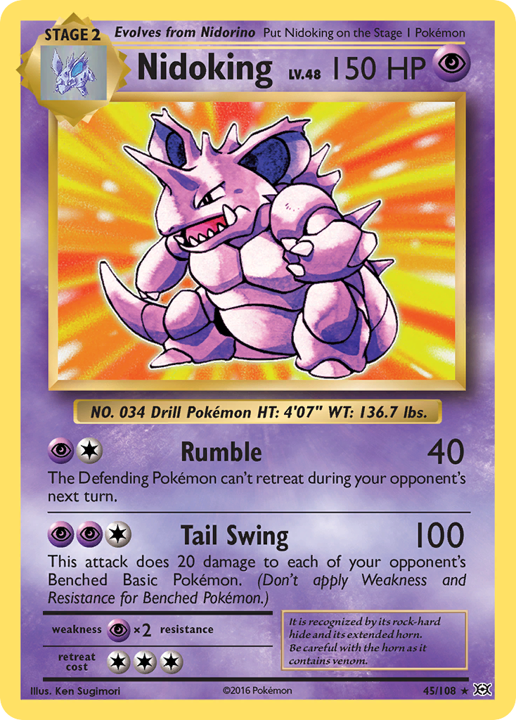 Nidoking (45/108) [XY: Evolutions] | Exor Games Dartmouth