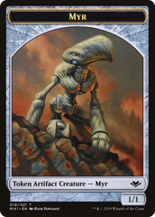 Myr // Thopter Double-Sided Token [Phyrexia: All Will Be One Commander Tokens] | Exor Games Dartmouth