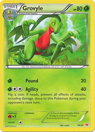 Grovyle (18/30) [XY: Trainer Kit 2 - Latias] | Exor Games Dartmouth