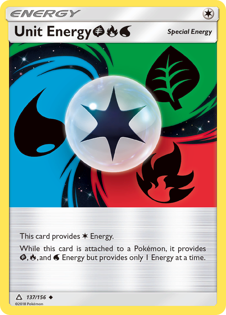 Unit Energy (137/156) (Grass, Fire, Water) [Sun & Moon: Ultra Prism] | Exor Games Dartmouth