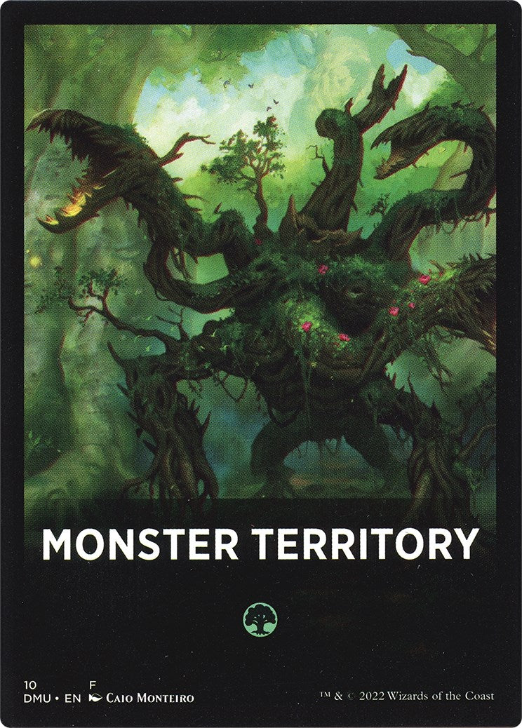 Monster Territory Theme Card [Dominaria United Tokens] | Exor Games Dartmouth