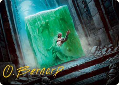 Gelatinous Cube Art Card (Gold-Stamped Signature) [Dungeons & Dragons: Adventures in the Forgotten Realms Art Series] | Exor Games Dartmouth