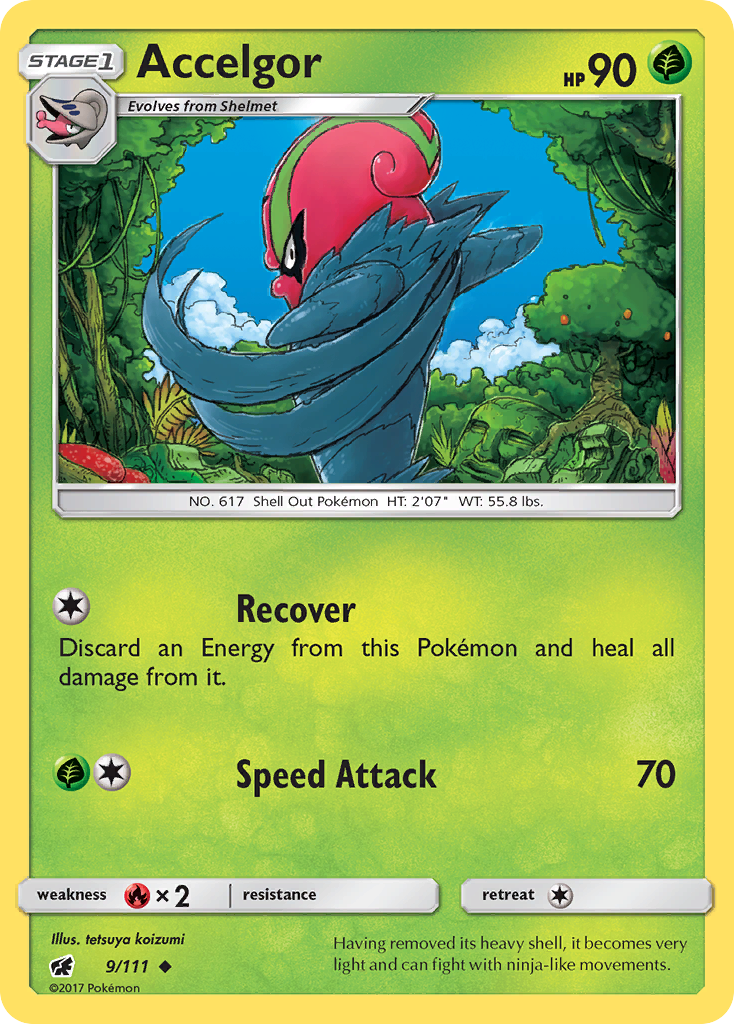 Accelgor (9/111) [Sun & Moon: Crimson Invasion] | Exor Games Dartmouth