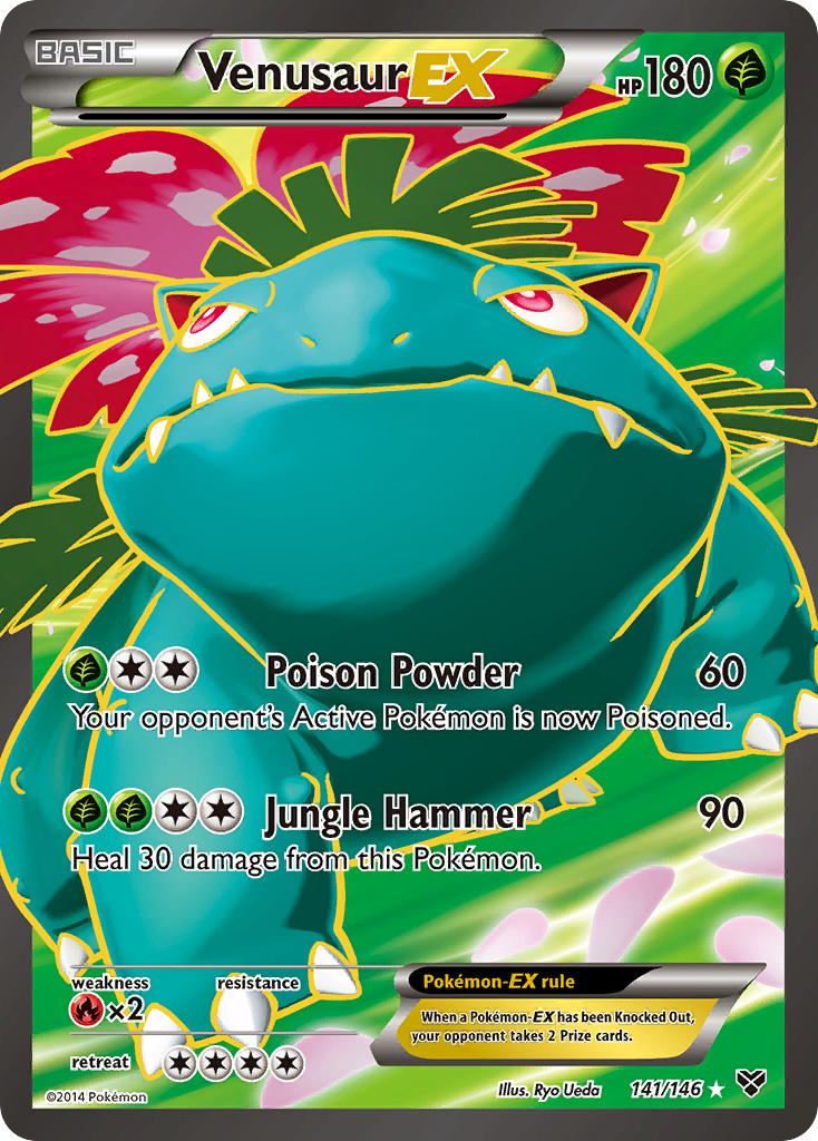 Venusaur EX (141/146) [XY: Base Set] | Exor Games Dartmouth