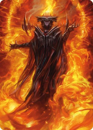 Sauron, the Dark Lord Art Card [The Lord of the Rings: Tales of Middle-earth Art Series] | Exor Games Dartmouth