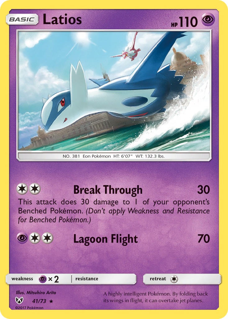 Latios (41/73) [Sun & Moon: Shining Legends] | Exor Games Dartmouth