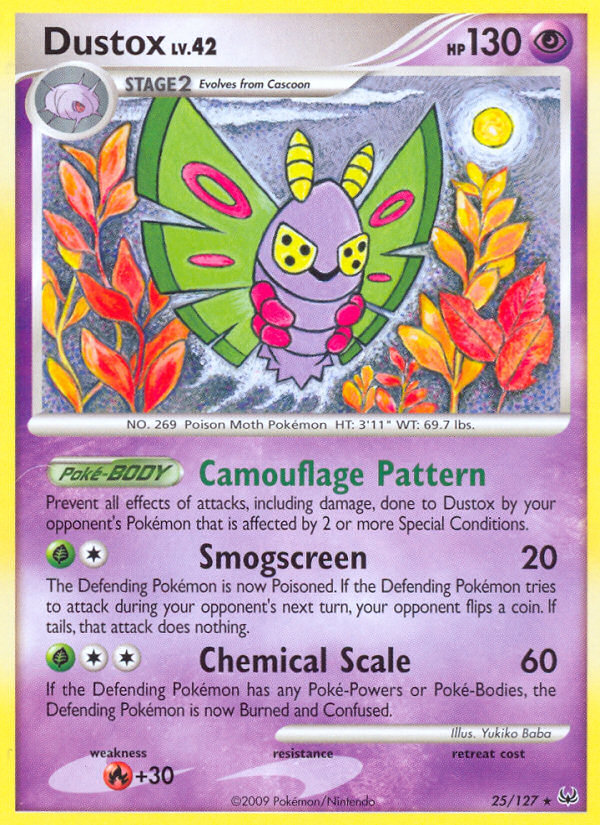 Dustox (25/127) [Platinum: Base Set] | Exor Games Dartmouth