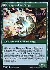 The Dragon-Kami Reborn // Dragon-Kami's Egg [Kamigawa: Neon Dynasty Prerelease Promos] | Exor Games Dartmouth